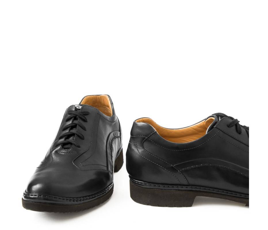 Pakerson DERBY PIENZA PELLE NERA Convenienza