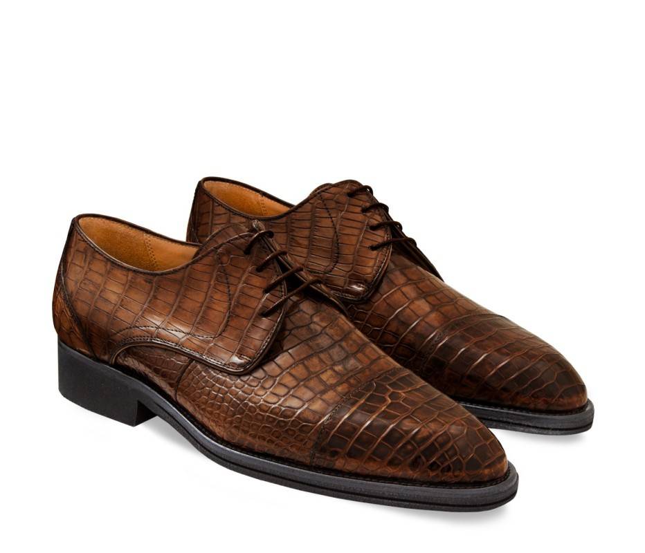 Pakerson DERBY FIRENZE ALLIGATORE MARRONE TIMBER Outlet