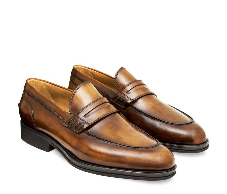 Pakerson MOCASSINO LUCCA PELLE MARRONE TIMBER In Vendita