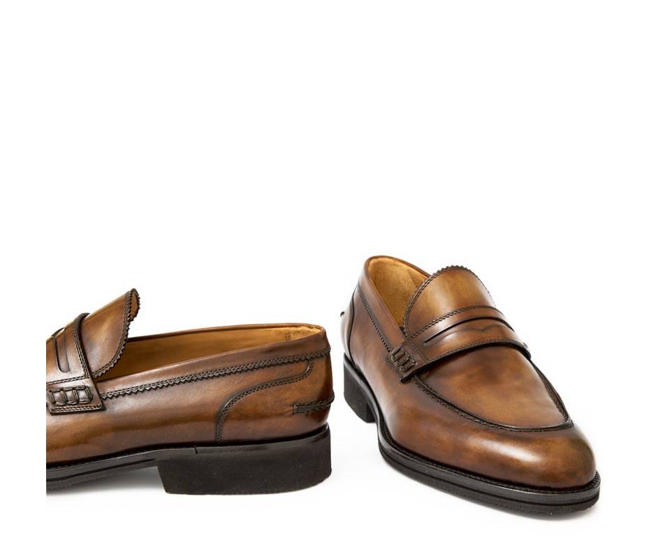 Pakerson MOCASSINO LUCCA PELLE MARRONE TIMBER In Vendita