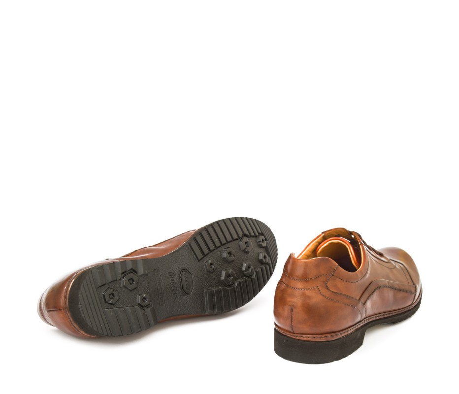 Pakerson DERBY PIENZA PELLE MARRONE TAN Saldi