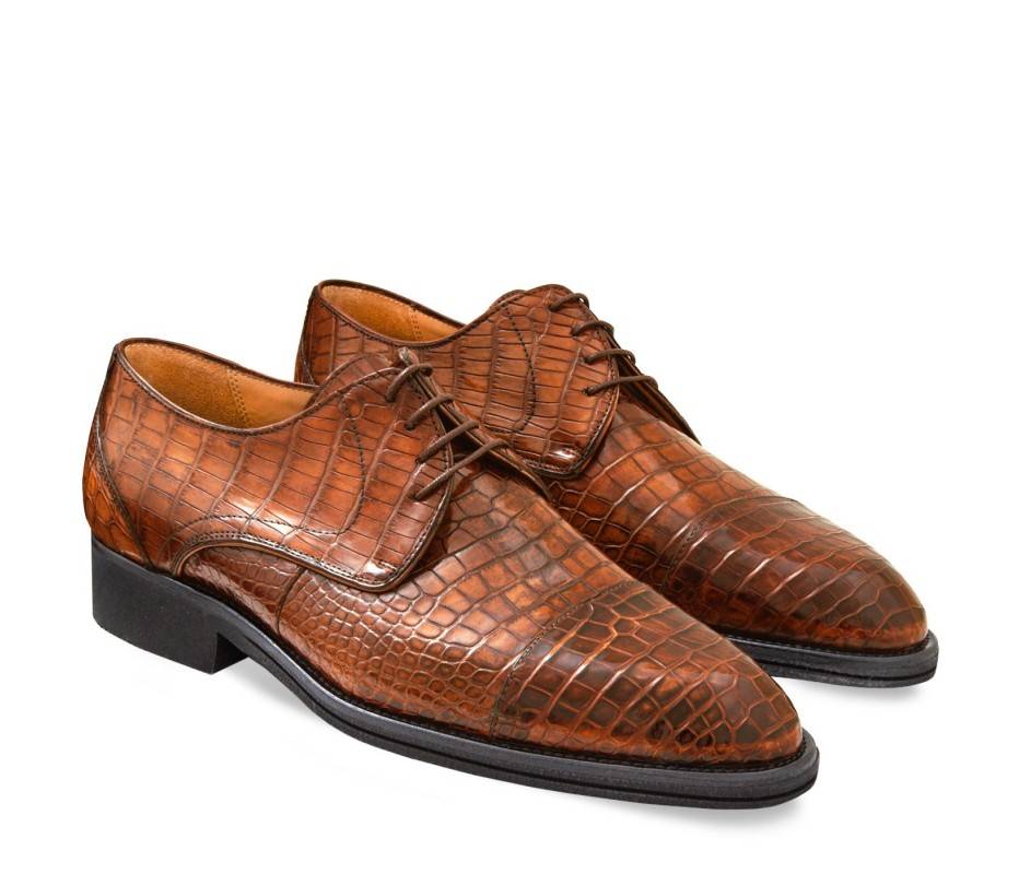 Pakerson DERBY FIRENZE ALLIGATORE MARRONE WOOD Hotsell