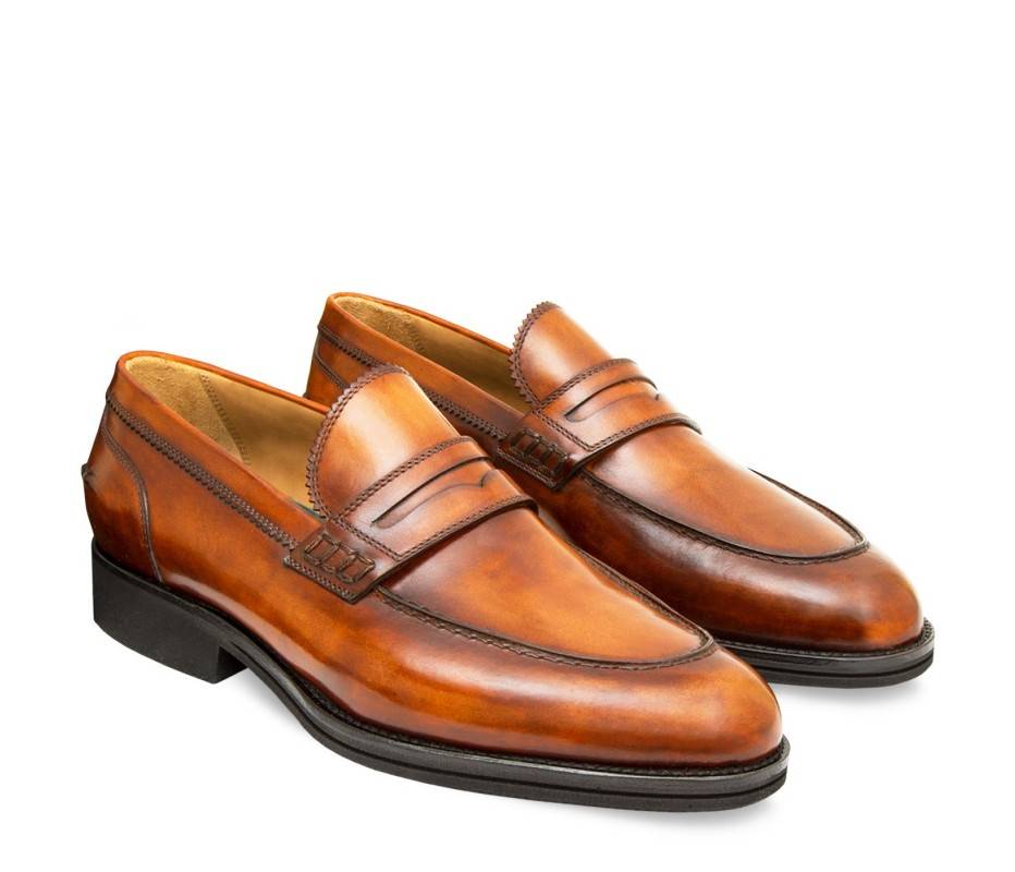 Pakerson MOCASSINO LUCCA PELLE MARRONE WOOD Vendita Calda