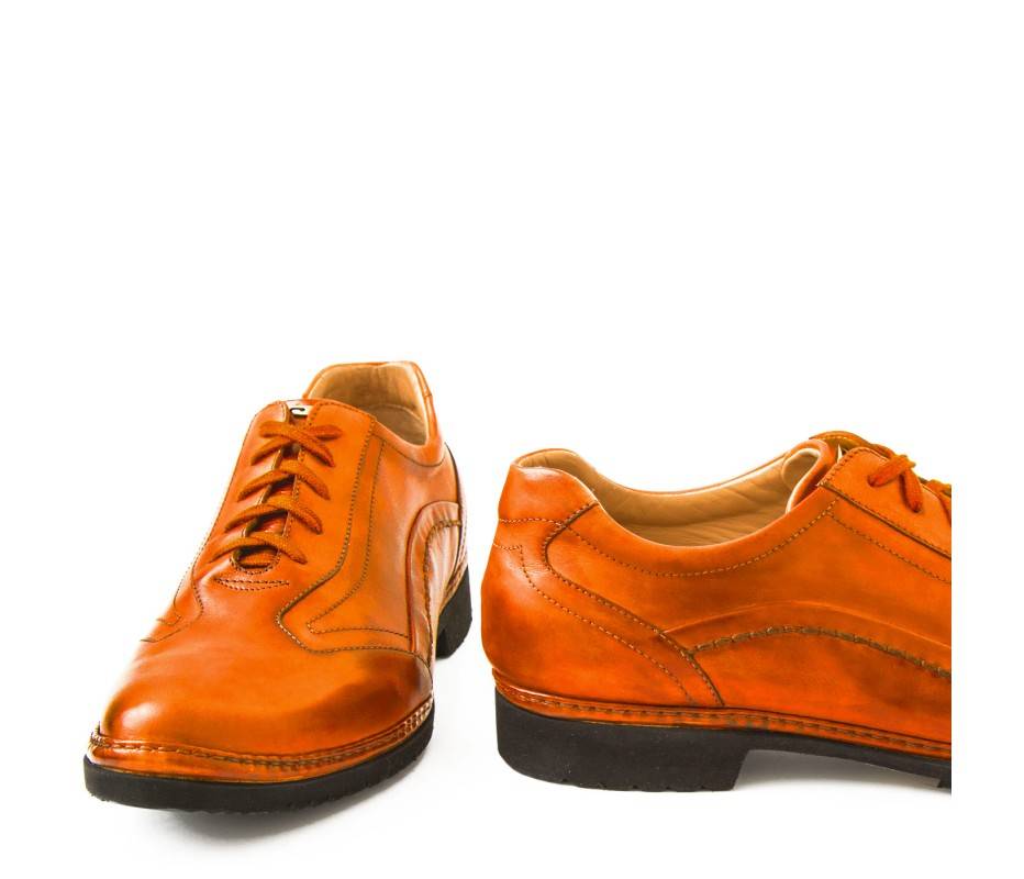 Pakerson DERBY PIENZA PELLE ARANCIO 2025