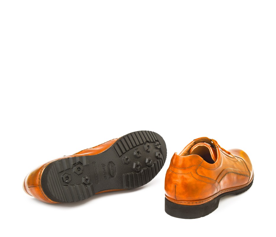 Pakerson DERBY PIENZA PELLE ARANCIO 2025