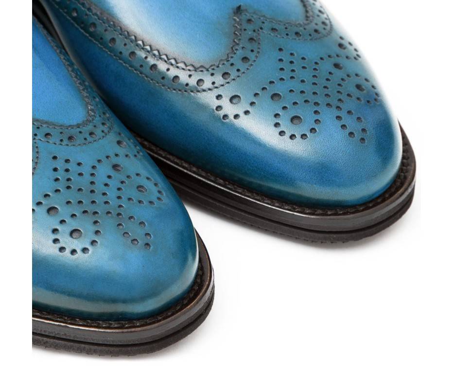 Pakerson DOPPIA FIBBIA SIENA PELLE AZZURRO BAY 2025