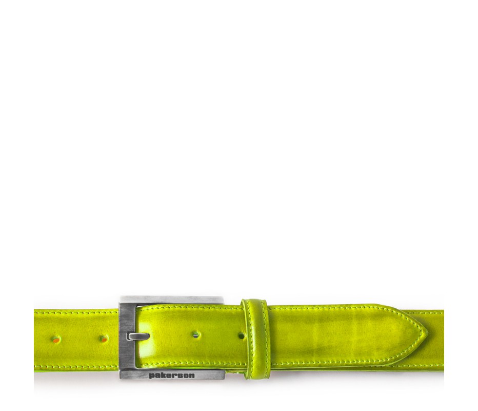 Pakerson FIBBIA VOLTERRA PELLE VERDE PISTACCHIO Nuovo