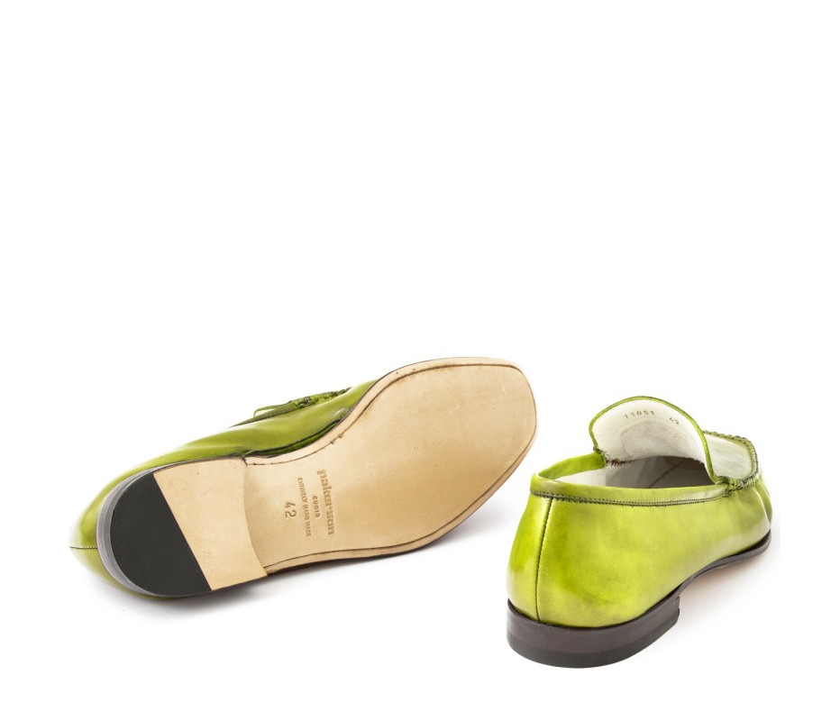 Pakerson MOCASSINO CERRETO PELLE VERDE PISTACCHIO Vendita