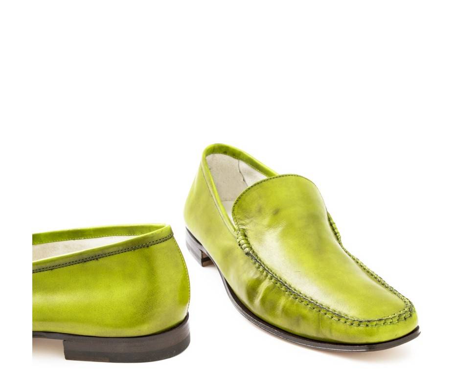 Pakerson MOCASSINO CERRETO PELLE VERDE PISTACCHIO Vendita