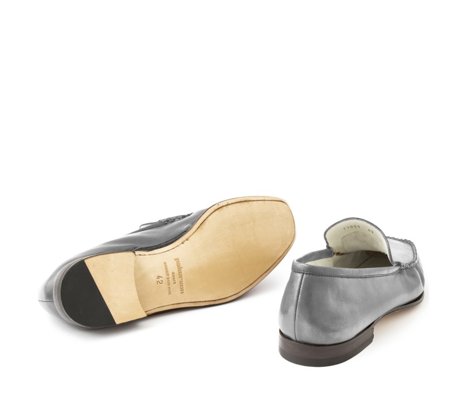 Pakerson MOCASSINO CERRETO PELLE GRIGIO SMOG Consegna Veloce