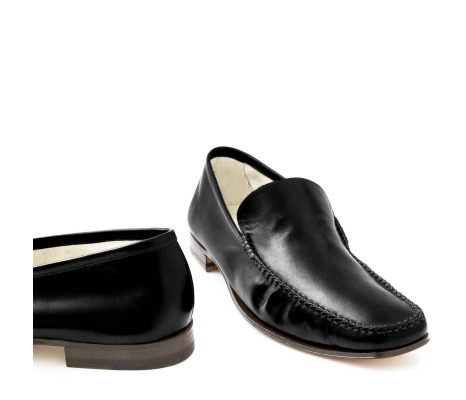 Pakerson MOCASSINO CERRETO PELLE NERA Shopping Online