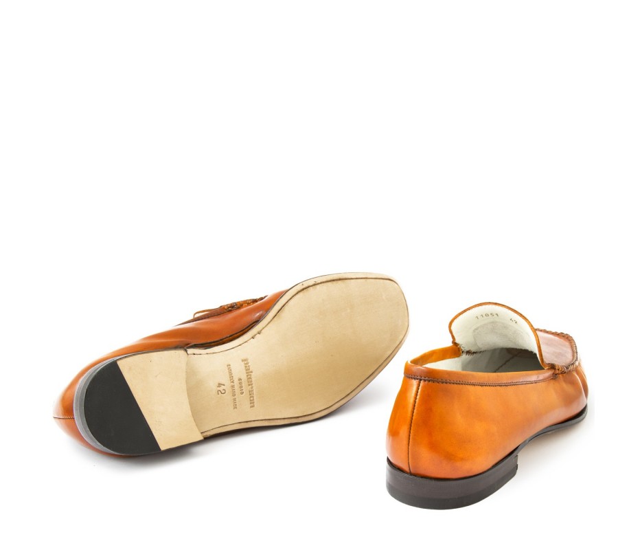 Pakerson MOCASSINO CERRETO PELLE ARANCIO Saldi Di Fabbrica