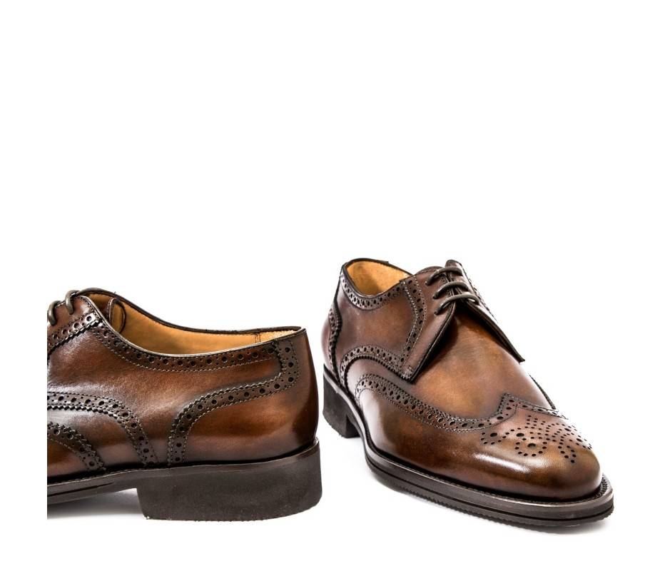 Pakerson DERBY PISA PELLE MARRONE TIMBER Nuovo