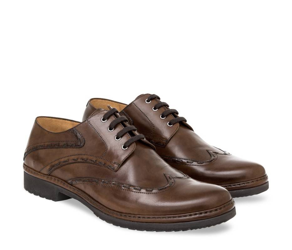 Pakerson DERBY CORTONA PELLE CIOCCOLATO Pezzi Unici