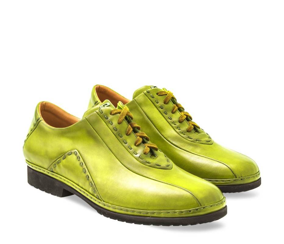 Pakerson DERBY BOLGHERI PELLE VERDE PISTACCHIO Presa