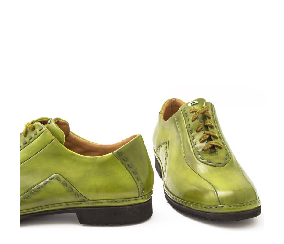 Pakerson DERBY BOLGHERI PELLE VERDE PISTACCHIO Presa