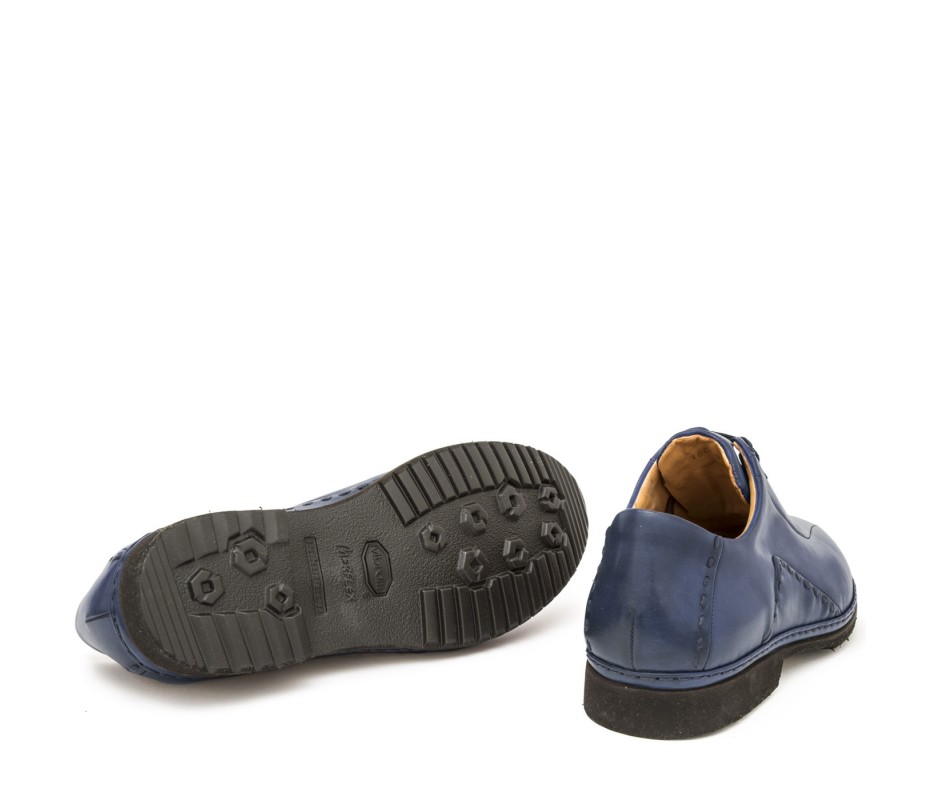 Pakerson DERBY BOLGHERI PELLE BLU NAVY In Vendita
