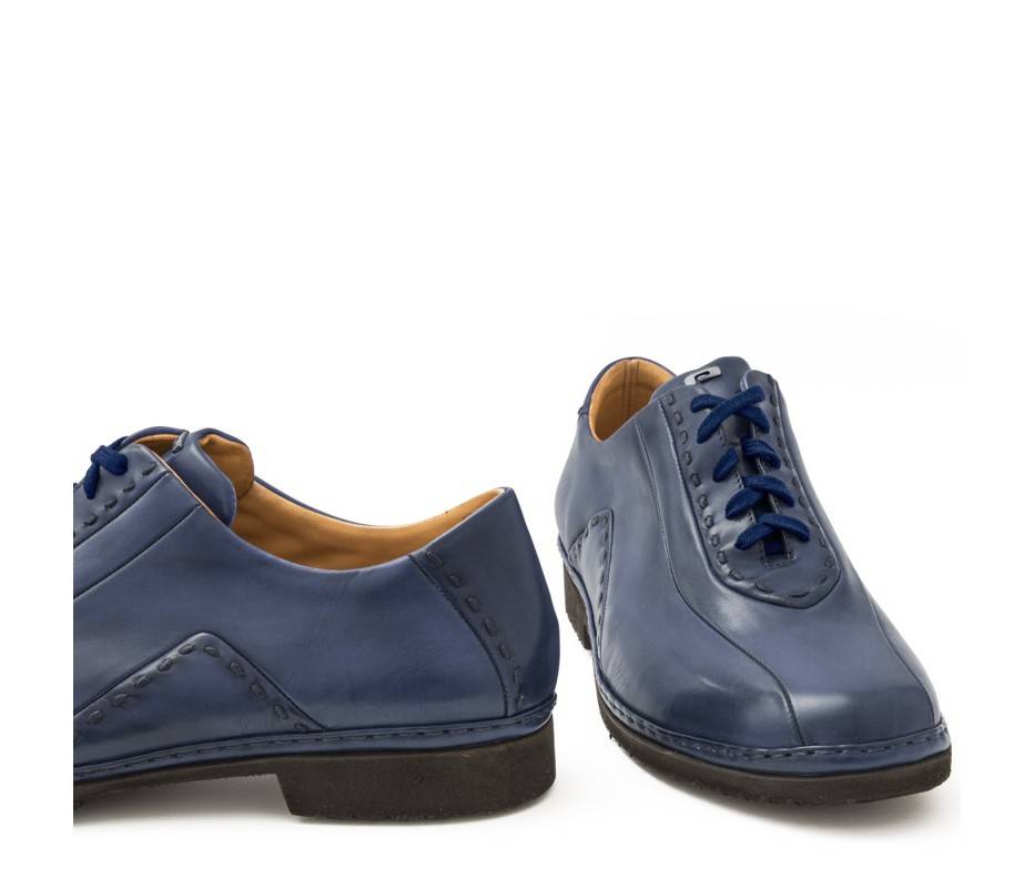 Pakerson DERBY BOLGHERI PELLE BLU NAVY In Vendita