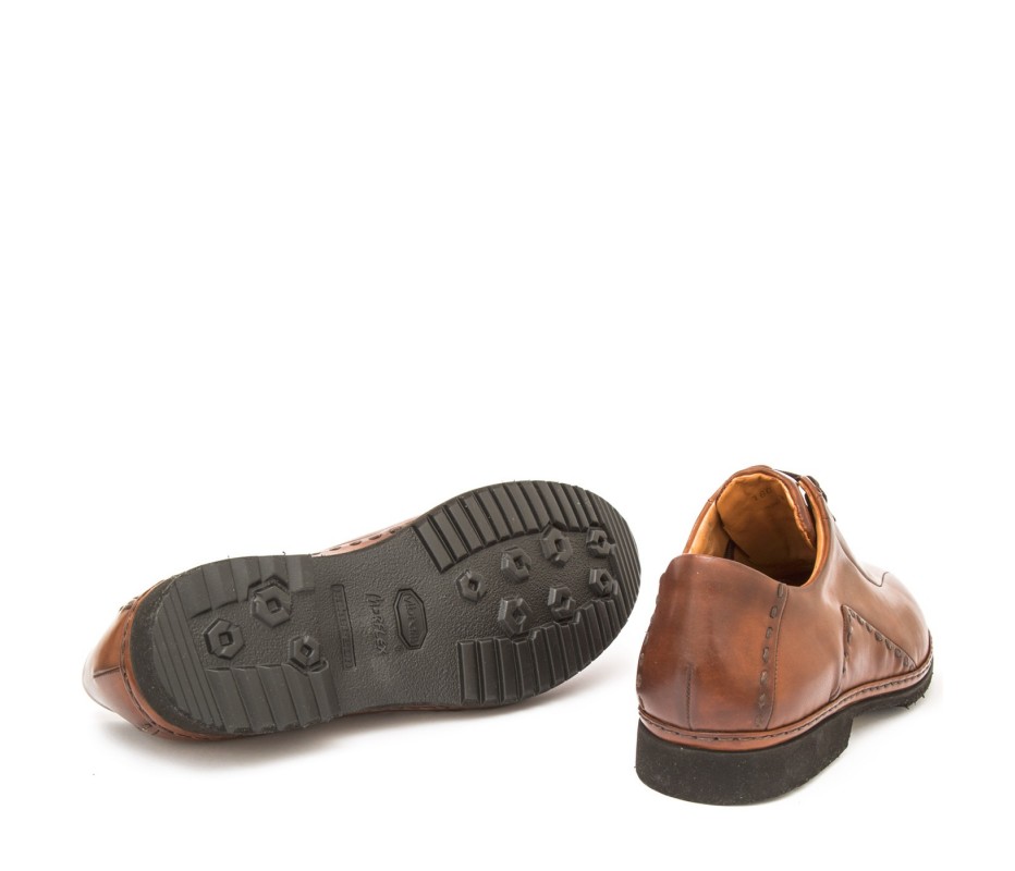 Pakerson DERBY BOLGHERI PELLE MARRONE TAN In Saldo
