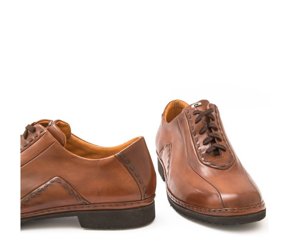 Pakerson DERBY BOLGHERI PELLE MARRONE TAN In Saldo