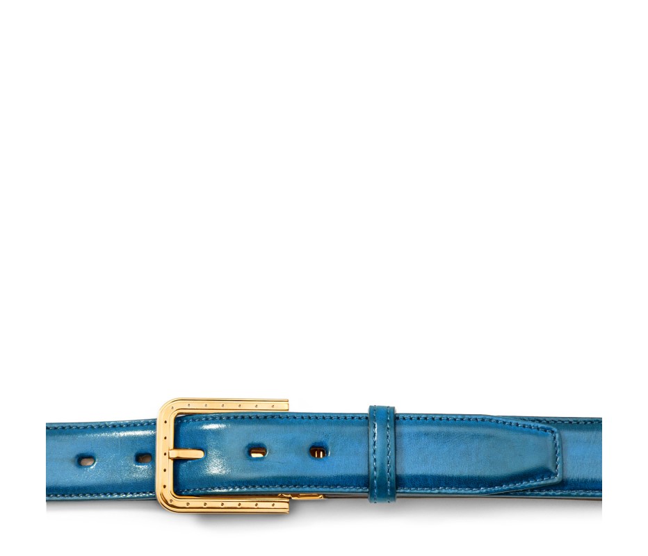 Pakerson FIBBIA RIPA PELLE AZZURRO BAY 2025