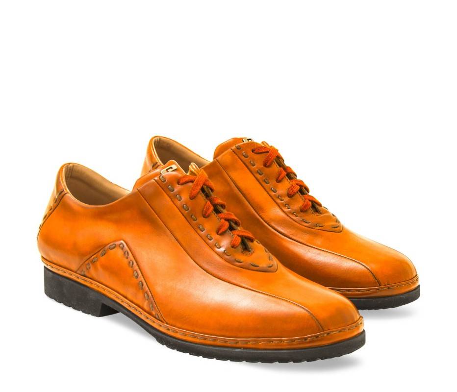 Pakerson DERBY BOLGHERI PELLE ARANCIO In Linea