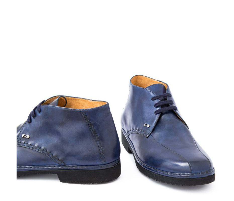 Pakerson POLACCHINO GREVE PELLE BLU NAVY Qualità Garantita