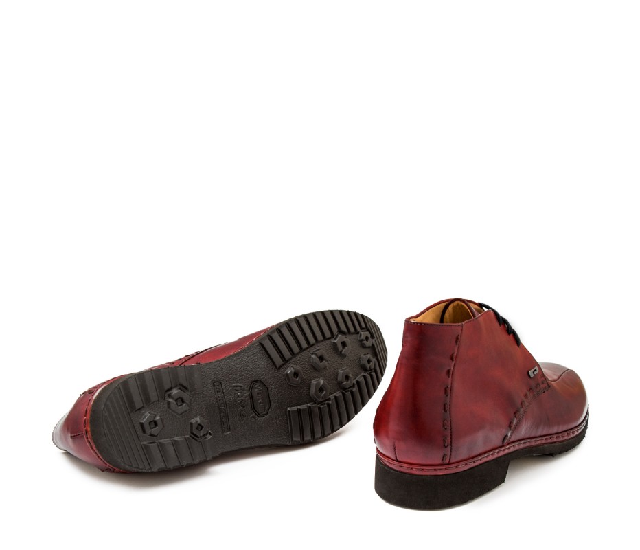 Pakerson POLACCHINO GREVE PELLE ROSSO BORDEAUX Convenienza