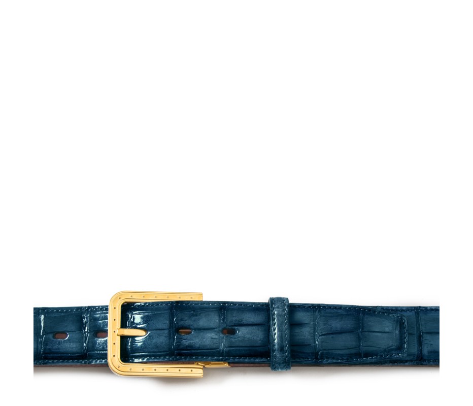 Pakerson FIBBIA RIPA ALLIGATORE AZZURRO BAY Presa