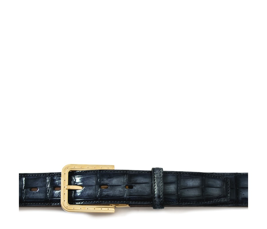 Pakerson FIBBIA RIPA ALLIGATORE BLU ISLAND Offerta