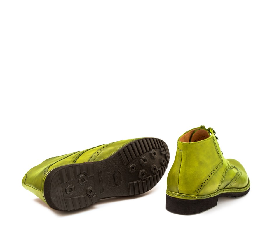 Pakerson POLACCHINO CERTALDO PELLE VERDE PISTACCHIO Vendite Flash
