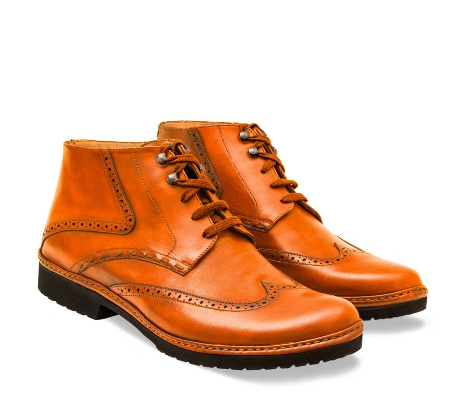 Pakerson POLACCHINO CERTALDO PELLE ARANCIO In Linea