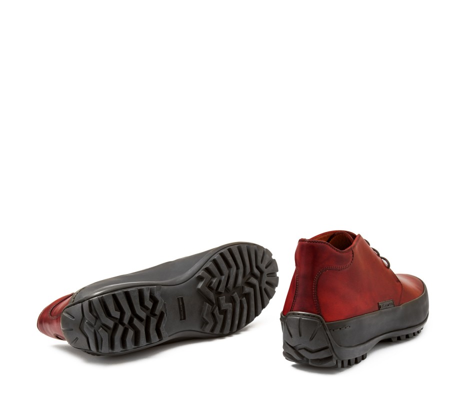 Pakerson POLACCHINO MONTALCINO PELLE ROSSO BORDEAUX Negozi Online