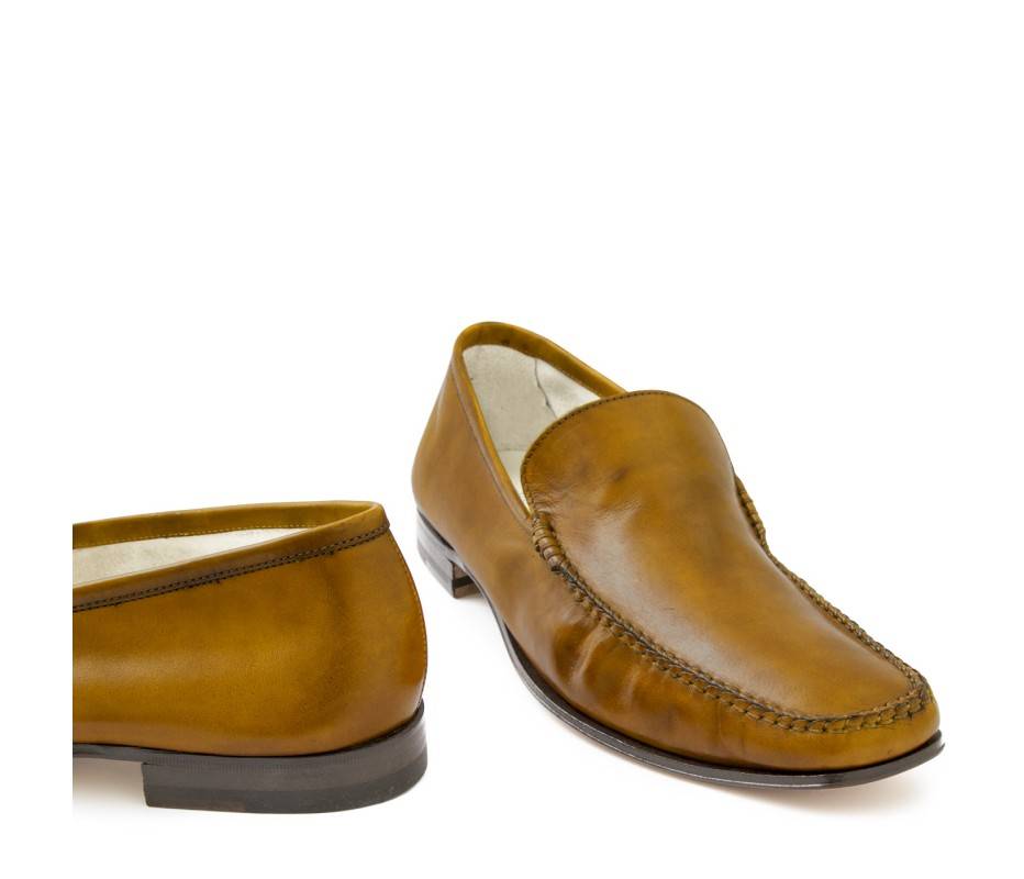 Pakerson MOCASSINO CERRETO PELLE GIALLO SENAPE Shopping Online
