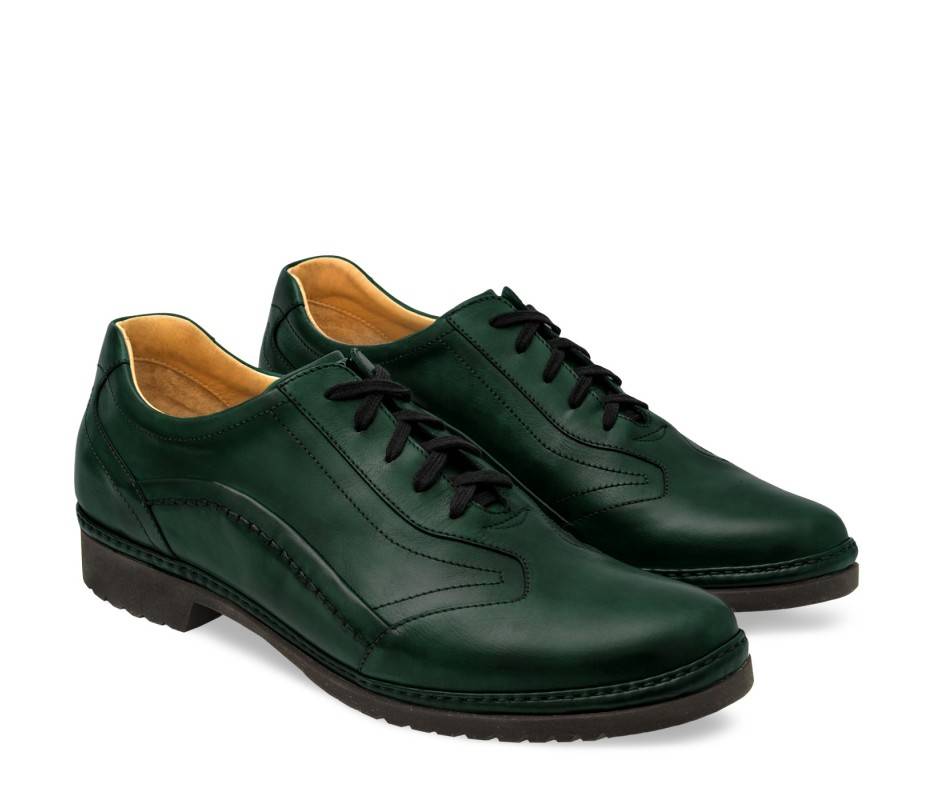 Pakerson DERBY PIENZA PELLE VERDE INTENSO Sottocosto