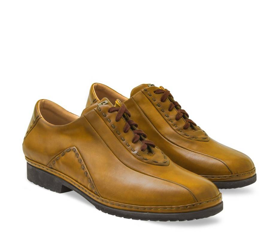 Pakerson DERBY BOLGHERI PELLE GIALLO SENAPE Presa