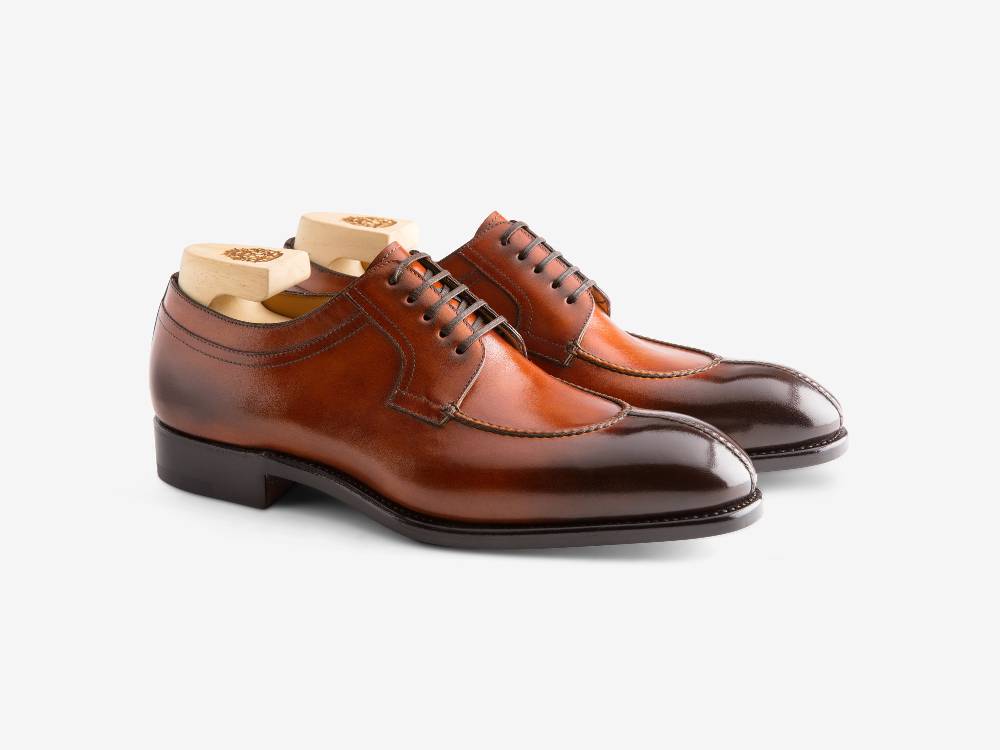 ﻿Paolo Sartori Art. 583 Derby in pelle Anticata Cognac I Più Venduti