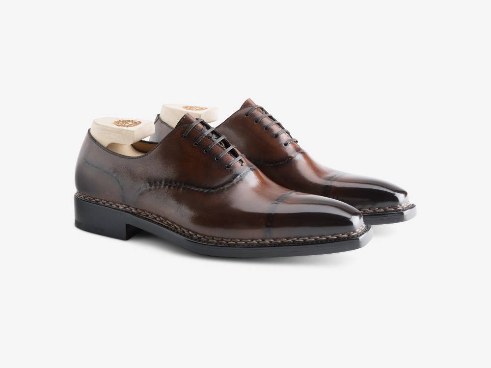 Paolo Sartori Art.175BINC Oxford in pelle Anticata Amalfi Moda