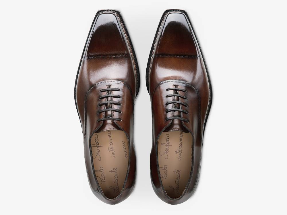 Paolo Sartori Art.175BINC Oxford in pelle Anticata Amalfi Moda