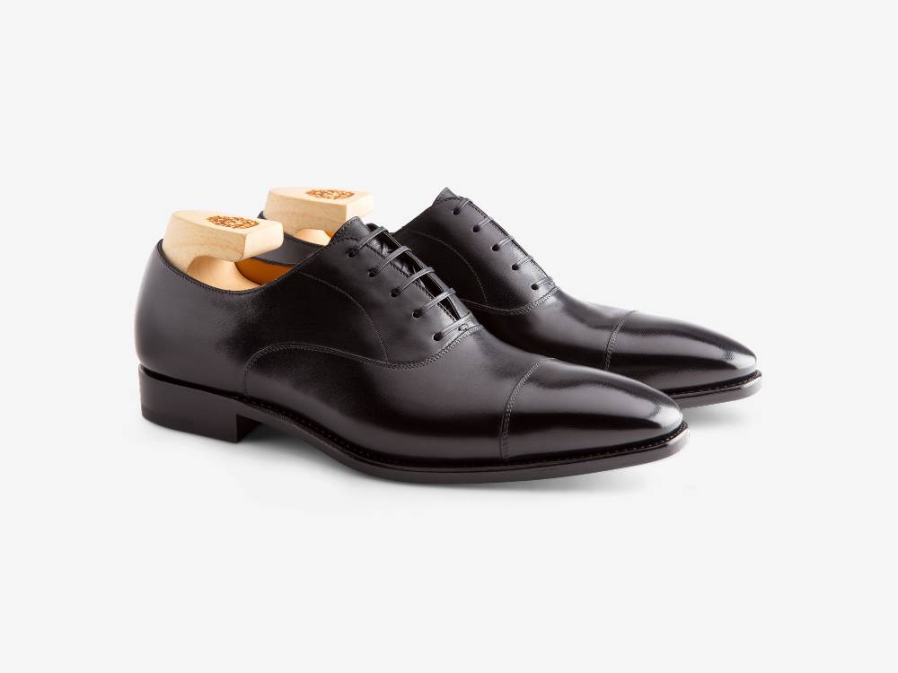 Paolo Sartori Art. 576 Oxford in pelle Anticata Nera Promozione