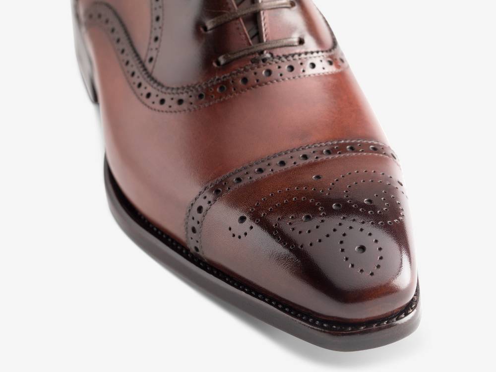 Paolo Sartori Art. 587 Oxford in pelle Anticata Amarone Fino Al -60%