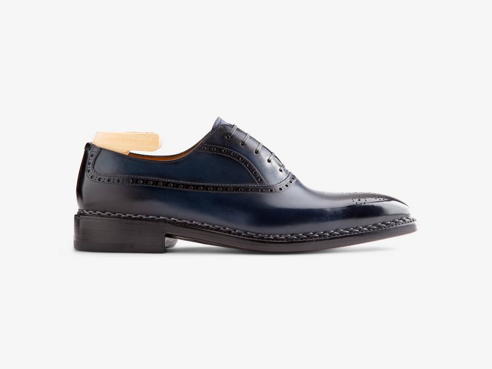 Paolo Sartori Art. 700 Oxford in pelle Anticata Oceano Sconto