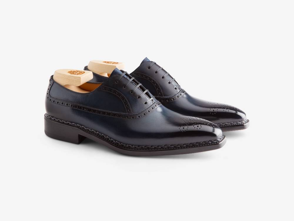 Paolo Sartori Art. 700 Oxford in pelle Anticata Oceano Sconto