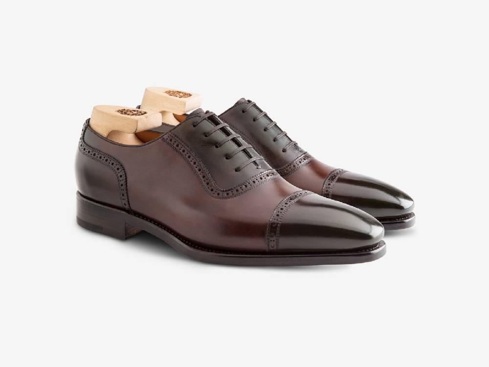 Paolo Sartori Art. 770 Oxford in Antiqued Montella Leather Economico