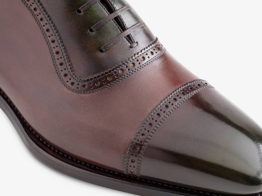 Paolo Sartori Art. 770 Oxford in Antiqued Montella Leather Economico