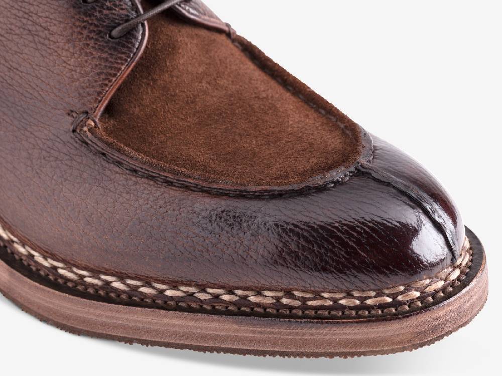 Paolo Sartori Art. 797 Derby in Montella Shark and Suede Leather Vendite Flash