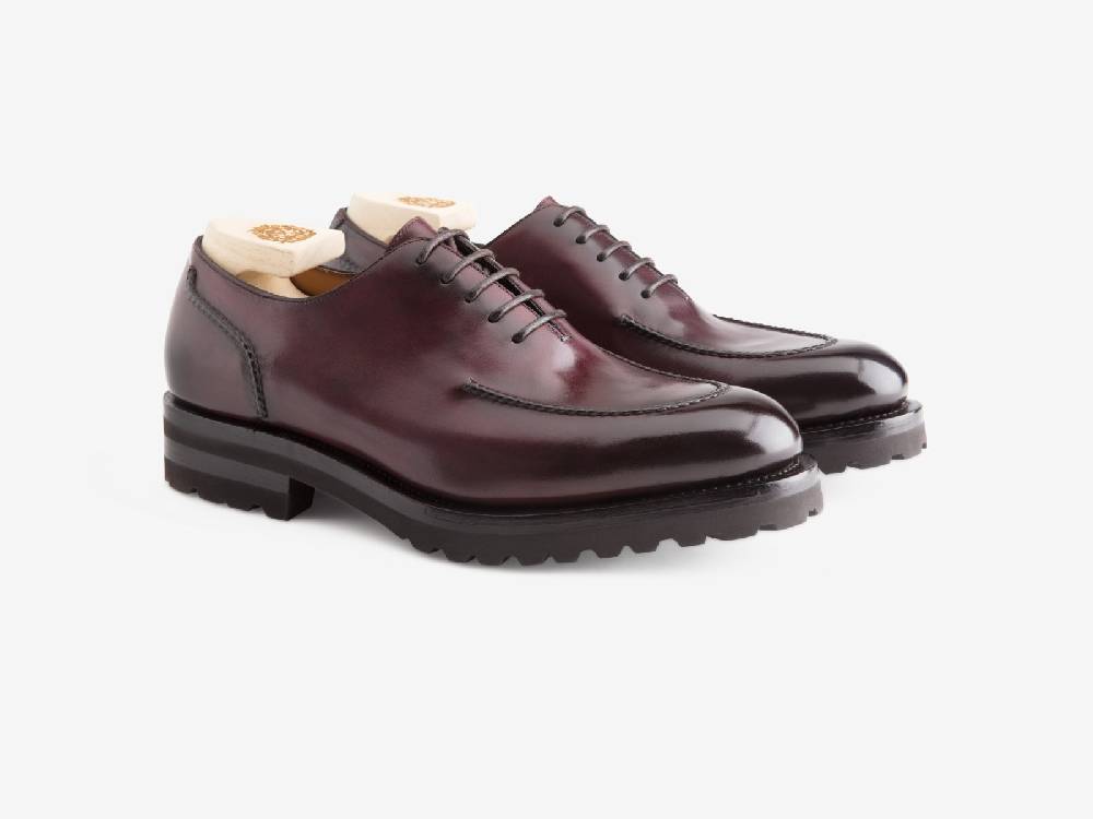Paolo Sartori Art.666 Oxford in pelle Anticata Bordeaux Negozio