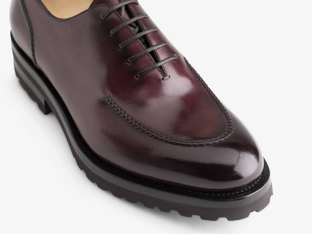 Paolo Sartori Art.666 Oxford in pelle Anticata Bordeaux Negozio
