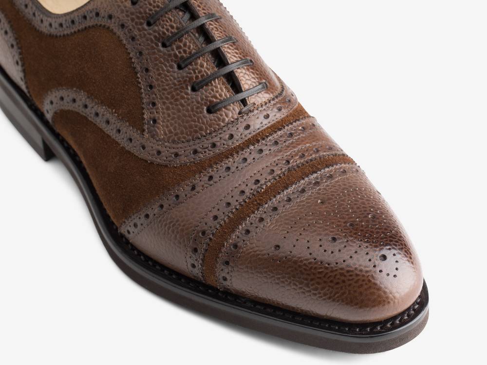 Paolo Sartori Art.626 Oxford in Camoscio Marrone Moda