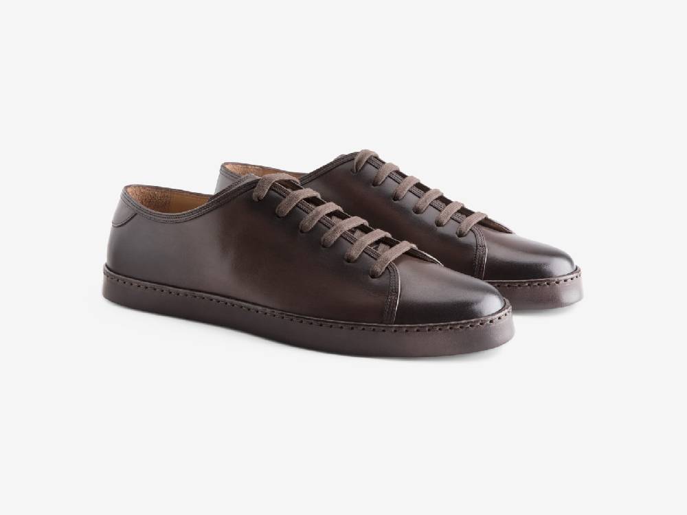 Paolo Sartori Art.Tenny1 Sneakers In Vitello Anticato Vietri Pezzi Unici